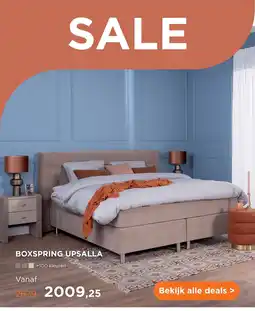 TotaalBED Boxspring upsalla aanbieding