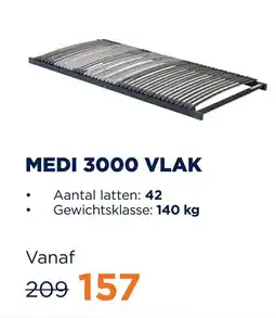 TotaalBED Medi 3000 vlak aanbieding