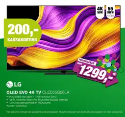 EP LG OLED EVO 4K TV OLED55G56LA aanbieding