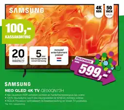 EP Samsung Neo QLED 4K TV QE50QN73H aanbieding