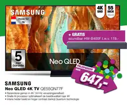 EP Samsung Neo QLED 4K TV QE55QN77F aanbieding