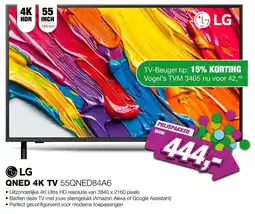 EP LG QNED 4K TV 55QNED84A6 aanbieding