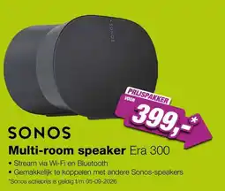 EP Sonos Multi-room speaker Era 300 aanbieding