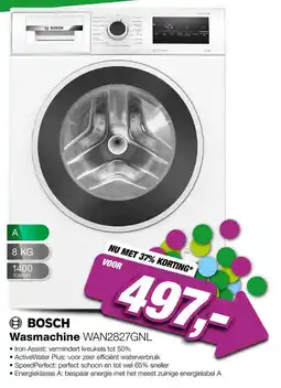 EP BOSCH Wasmachine WAN2827GNL aanbieding