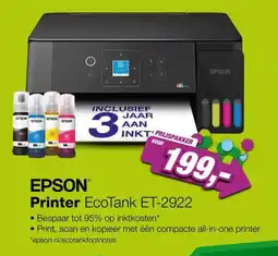 EP Epson Printer EcoTank ET-2922 aanbieding