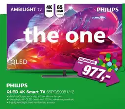 EP philips qled 4k smart tv 65pqs9081/12 aanbieding