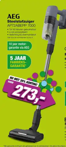 EP AEG Steelstofzuiger AP72ABEPP 7000 aanbieding