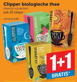 Coop Clipper biologische thee aanbieding
