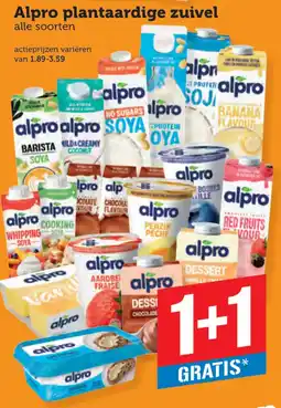 Coop Alpro plantaardige zuivel aanbieding