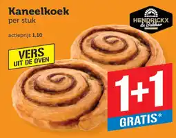 Coop Hendrickx de Bakker Kaneelkoek aanbieding