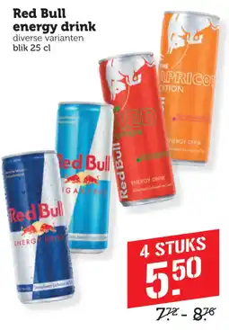 Coop Red Bull energy drink aanbieding
