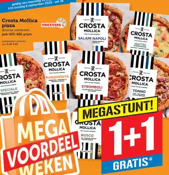 Crosta Mollica pizza