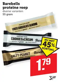 Coop Barebells proteïne reep aanbieding