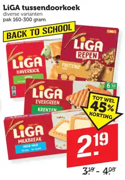Coop LiGA tussendoorkoek aanbieding
