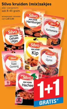 Coop Silvo kruiden mix zakjes aanbieding