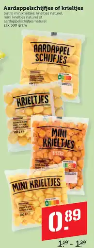 Coop Aardappelschijfjes of krieltjes aanbieding