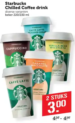 Coop Starbucks Chilled Coffee drink aanbieding