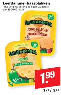 Coop Leerdammer kaasplakken aanbieding