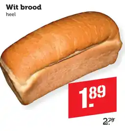 Coop wit brood aanbieding