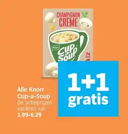 Albert Heijn Alle Knorr Cup-a-Soup aanbieding