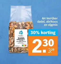Albert Heijn AH Verrijker dadel, abrikoos en vijgmix aanbieding