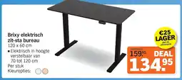 Albert Heijn Brixy elektrisch zit-sta bureau aanbieding