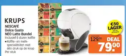 Albert Heijn KRUPS NESCAFÉ Dolce Gusto NEO Latte Bundel aanbieding