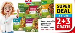 Hoogvliet Knorr wereldgerechten aanbieding