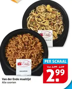 Hoogvliet Van der ende maaltijd aanbieding