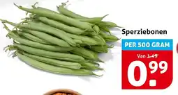 Hoogvliet Sperziebonen aanbieding