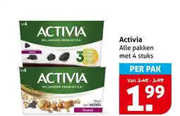 Hoogvliet Activia aanbieding