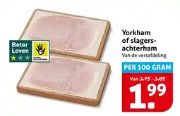 Hoogvliet Yorkham of slagers achterham aanbieding