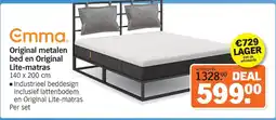 Albert Heijn Emma Original metalen bed en Original Lite-matras aanbieding