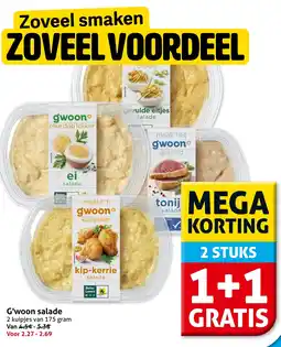 Hoogvliet G'woon salade aanbieding