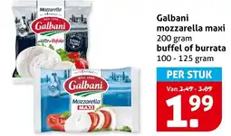 Hoogvliet Galbani mozzarella maxi aanbieding