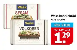 Hoogvliet Wasa knäckebröd aanbieding