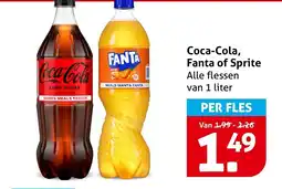 Hoogvliet Coca-cola, fanta of sprite aanbieding