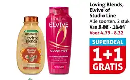 Hoogvliet Loving blends, elvive of studio line aanbieding