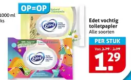 Hoogvliet Edet vochtig toiletpapier aanbieding