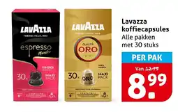 Hoogvliet Lavazza koffiecapsules aanbieding