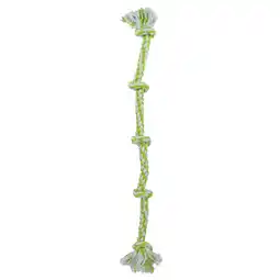 Pets Place Adori Flostouw XL - Trekspeelgoed - Wit&Lime 150 cm aanbieding