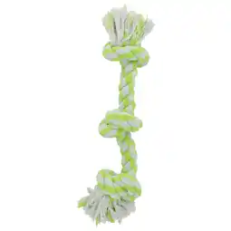 Pets Place Adori Flostouw XL - Trekspeelgoed - Wit&Lime 60 cm aanbieding