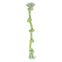 Pets Place Adori Flostouw XL - Trekspeelgoed - Wit&Lime 120 cm aanbieding
