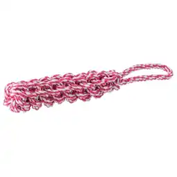 Pets Place Adori Flos Touwstok - Trekspeelgoed - 35 cm Wit&Pink aanbieding