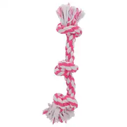 Pets Place Adori Flostouw XL - Trekspeelgoed - Wit&Pink 60 cm aanbieding