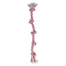 Pets Place Adori Flostouw XL - Trekspeelgoed - Wit&Pink 120 cm aanbieding