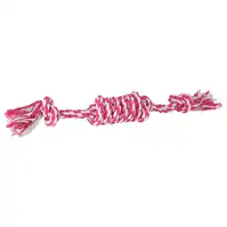 Pets Place Adori Flostouw Gerold - Trekspeelgoed - 42 cm Wit&Pink aanbieding