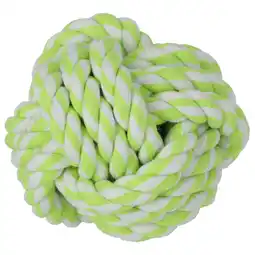 Pets Place Adori Flos Bal - Trekspeelgoed - Wit&Lime Ø10 cm aanbieding