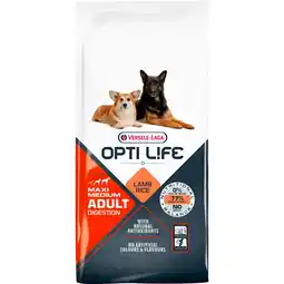 Pets Place Opti Life Adult Digestion Medium-Maxi - Hondenbrokken - 12,5 kg aanbieding