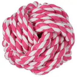 Pets Place Adori Flos Bal - Trekspeelgoed - Wit&Pink Ø10 cm aanbieding
